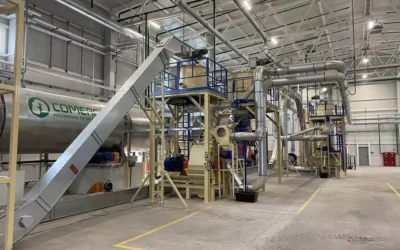 How does a pellet production line work and what does it consist of?