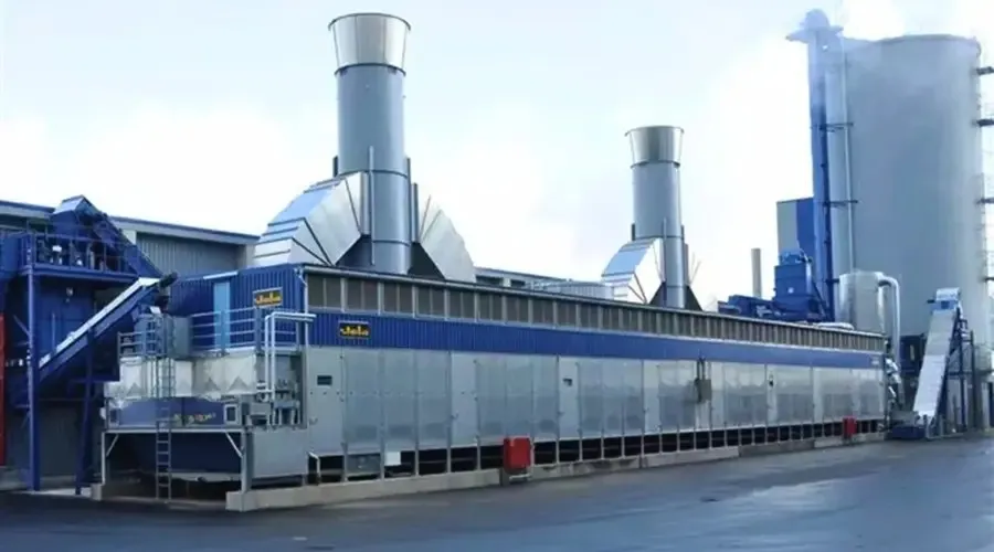 Belt dryers for sawdust and wood chips Comerc.